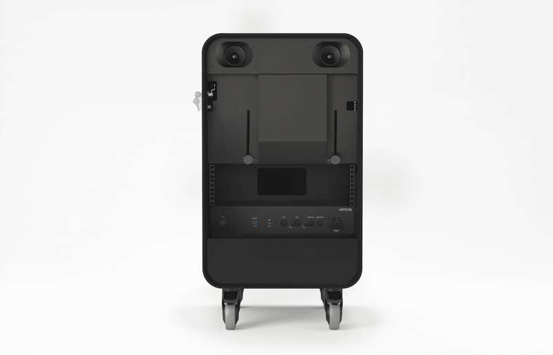 Artome X10 Premium All‑in‑One Mobile Collaboration Solution AV Cart