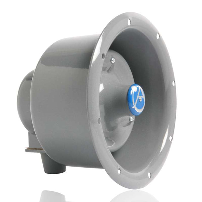 Atlas Sound Flanged Emergency Horn Speaker with 15-Watt 25V/70V Transformer and Line Supervision Capability