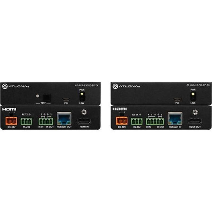 Atlona Avance Series 4K HDBaseT Extender Kit with Control and Bidirectional Remote Power