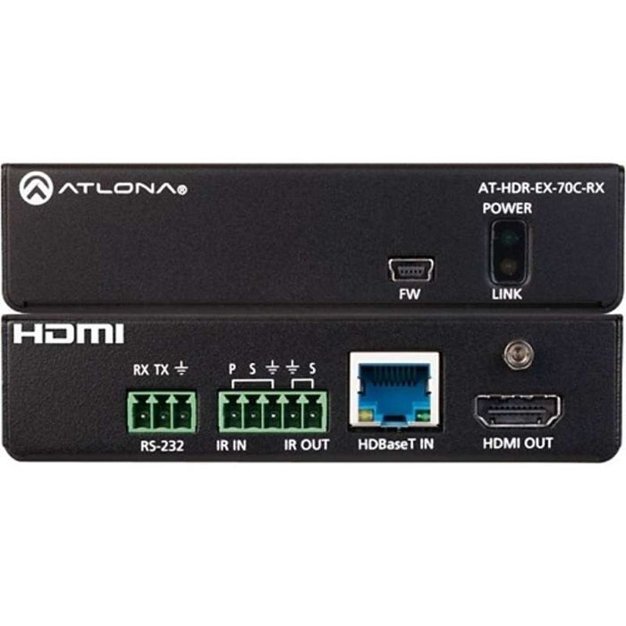 Atlona 4K HDR HDBaseT Receiver Control Remote Power