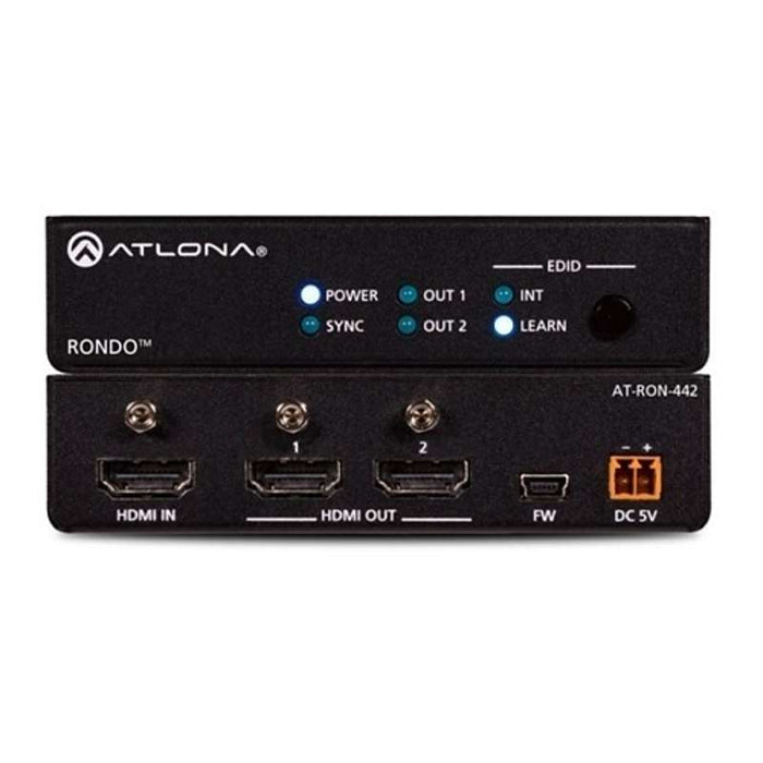 Atlona Rondo Series 4K HDR 1x2 HDMI Distribution Amplifier