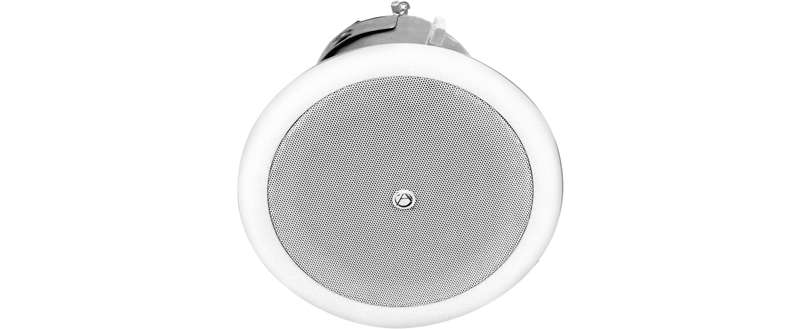 Atlas Sound 4" Coaxial In-Ceiling Speaker with 16-Watt 70/100V Transformer and Ported Enclosure