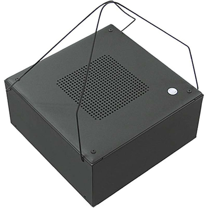 Atlas Sound 8" Dual Cone Sound Masking Speaker with 4-Watt 70V Transformer, Black Enclosure, and BAA Compliance