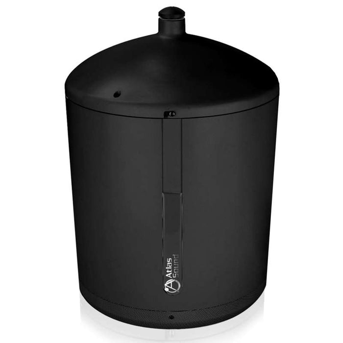 Atlas Sound 8" 2-way Pendant Mount Speaker with 60-Watt 70.7V Transformer - Black