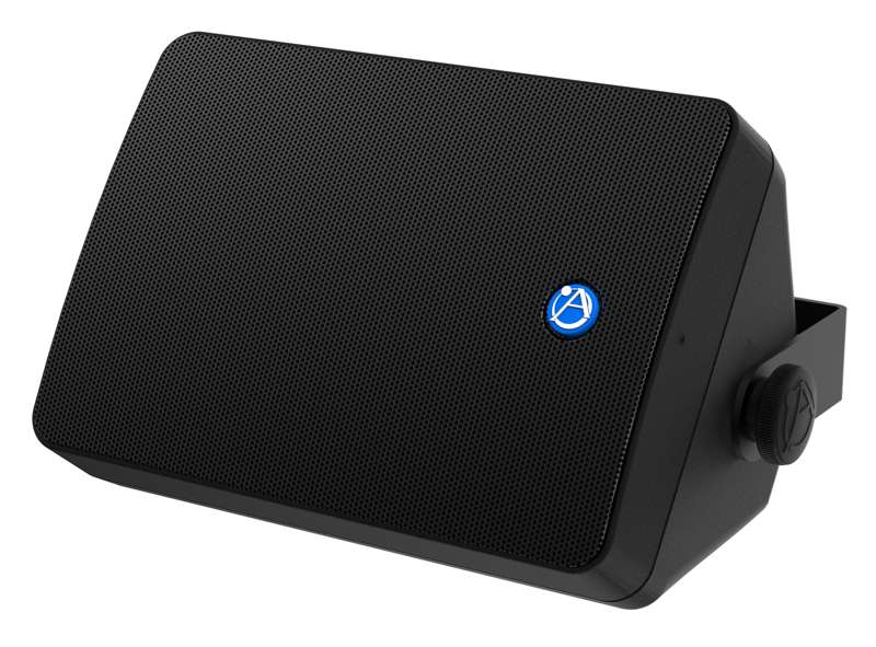 Atlas Sound 6.5" 2-Way All Weather Speaker with 32-Watt 70V/100V Transformer in Black