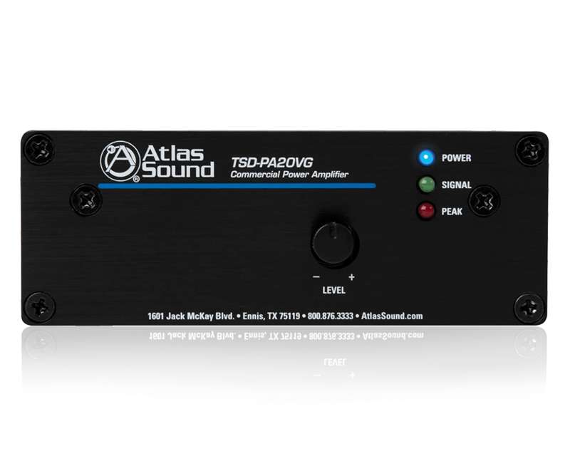 Atlas Sound 20W Mono 4Ω/25V/70.7V/100V Power Amplifier