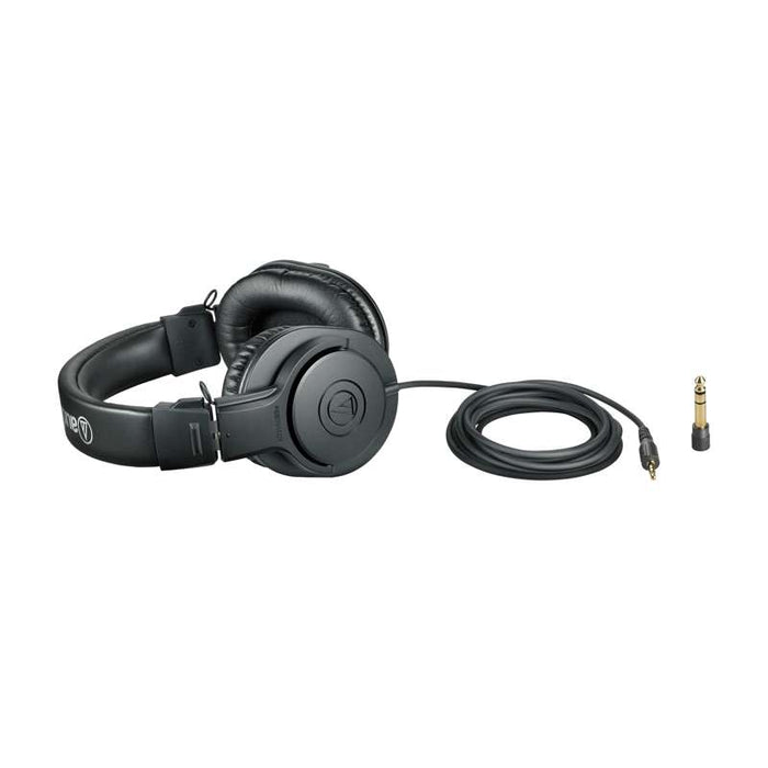 Audio Technica ATH-M20x Professional Monitor Headphone, Black