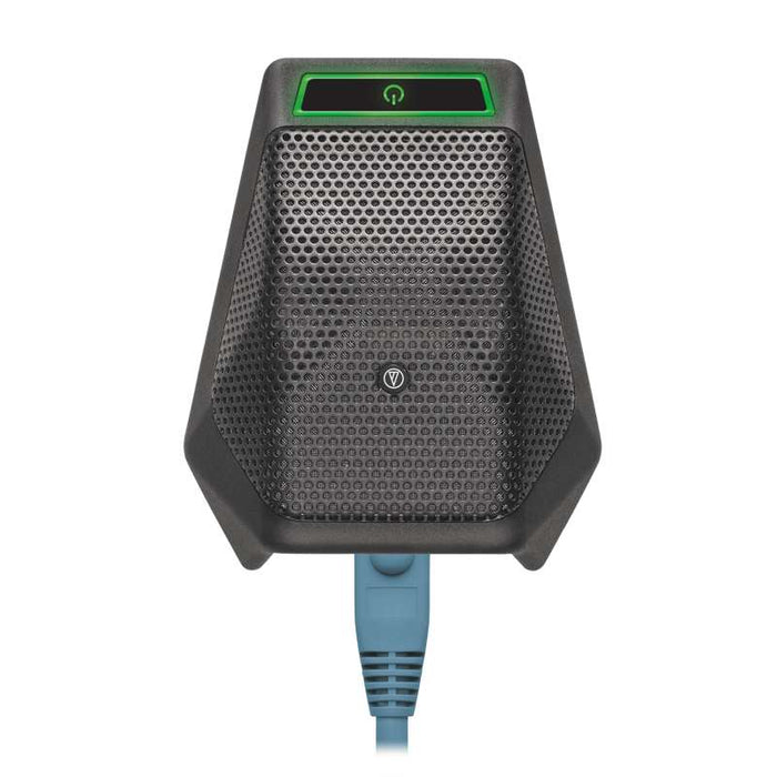 Audio Technica ATND971a Cardioid Condenser Boundary Microphone with Dante Network Output