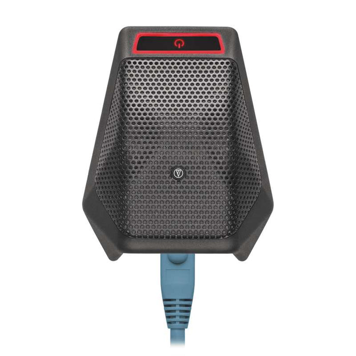 Audio Technica ATND971a Cardioid Condenser Boundary Microphone with Dante Network Output