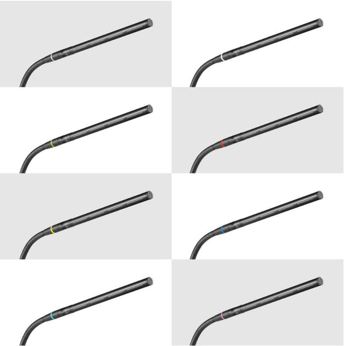 Audio Technica ES925ML12/FM5 MicroLine Condenser Gooseneck Microphone with 5‑Pin Flush‑Mount Power Module, 231 mm (9.08") Gooseneck