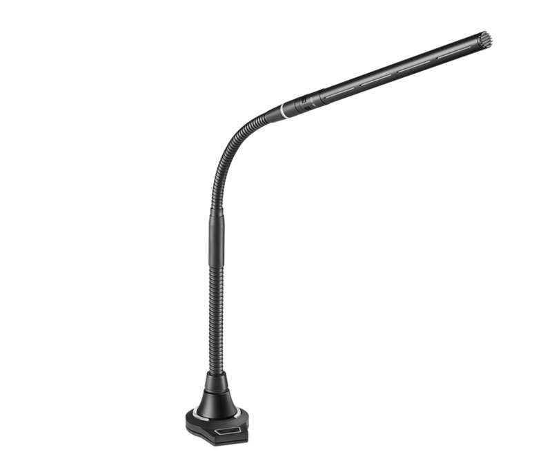 Audio Technica ES925ML12/FM5 MicroLine Condenser Gooseneck Microphone with 5‑Pin Flush‑Mount Power Module, 231 mm (9.08") Gooseneck