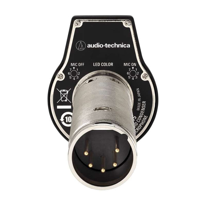 Audio Technica ES947C/FM5 Cardioid Condenser Boundary Microphone with 5‑Pin XLR Output and Remote Muting