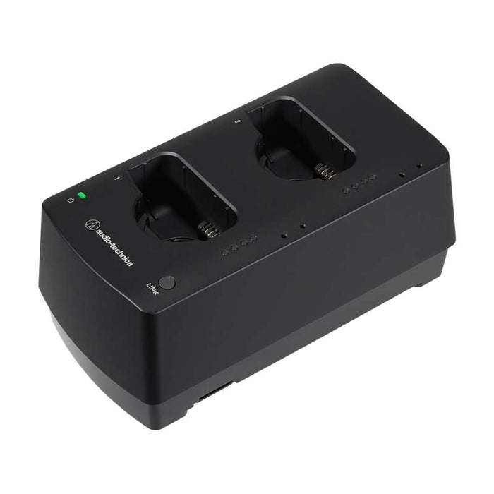 Audio Technica ESW‑CHG4 Two‑Bay Body‑Pack and Handheld Charging Station for Engineered Sound Wireless