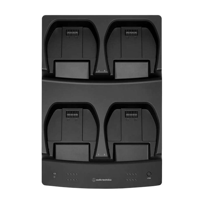 Audio Technica ESW‑CHG5 Four‑Bay Desk Stand and Boundary Charging Station for Engineered Sound Wireless