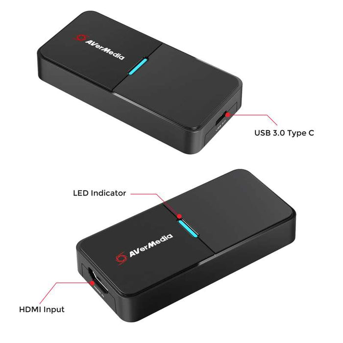 AVerMedia Live Streamer CAP 4K – BU113 HDMI Camera Capture Card