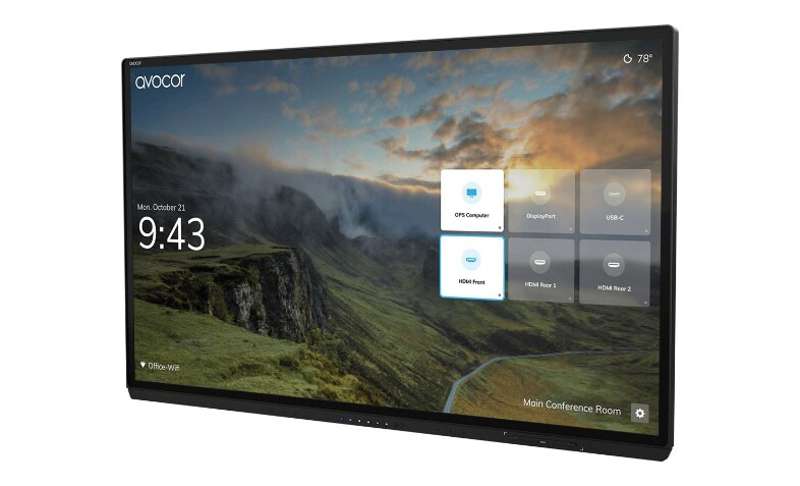 Avocor G-60 Series 75" 4K InGlass LED Interactive Display
