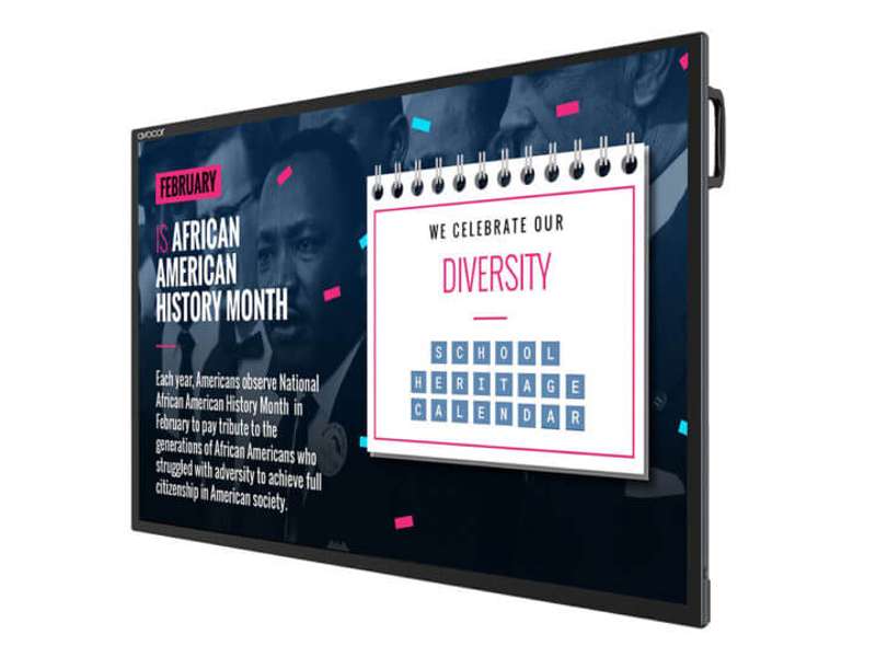Avocor H-20 Series 86" 4K Pcap LED Interactive Display