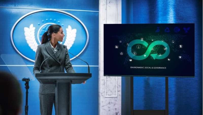 Avocor K-10 Series 65" 4K Display