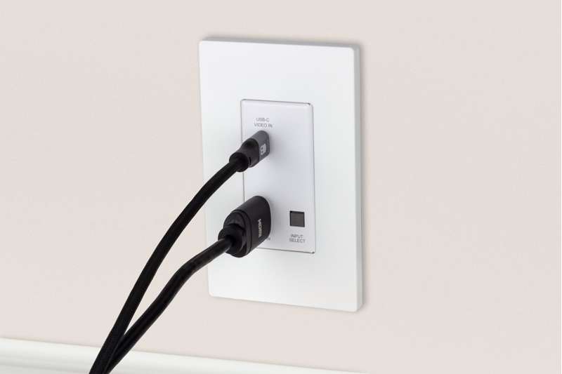AVPro USB-C/HDMI Wall Plate Transmitter via HDBaseT