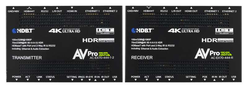 AVPro 70M 18Gbps HDBaseT Extender Kit