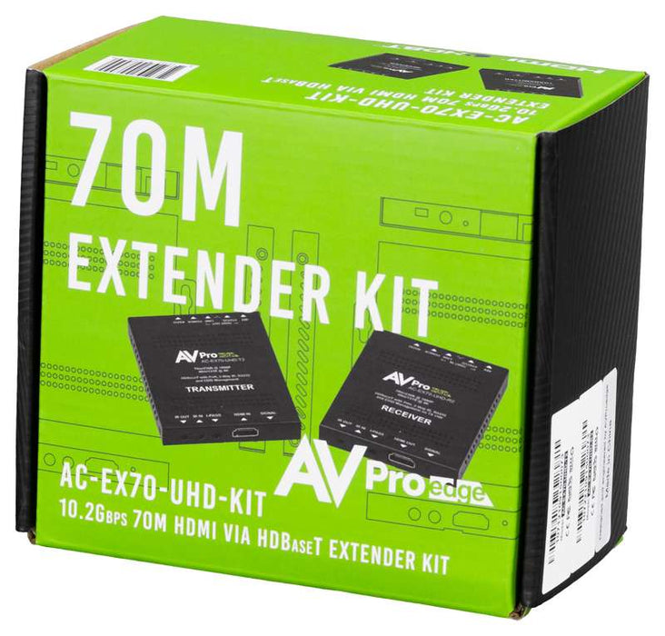 AVPro 70M 10Gbps HDBaseT Extender Kit