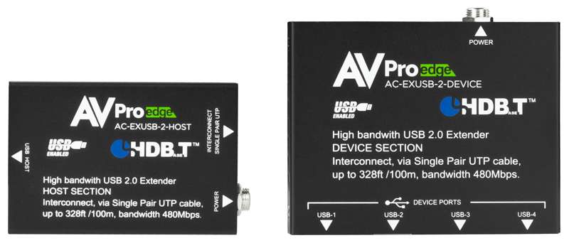 AVPro 100M USB 2.0 Extender via HDBaseT