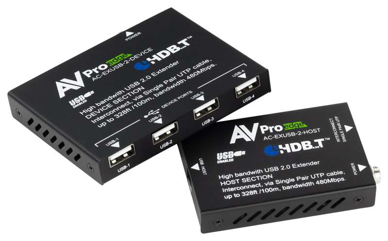 AVPro 100M USB 2.0 Extender via HDBaseT