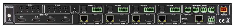 AVPro 18Gbps 4x4 HDMI/HDBaseT Matrix Switch