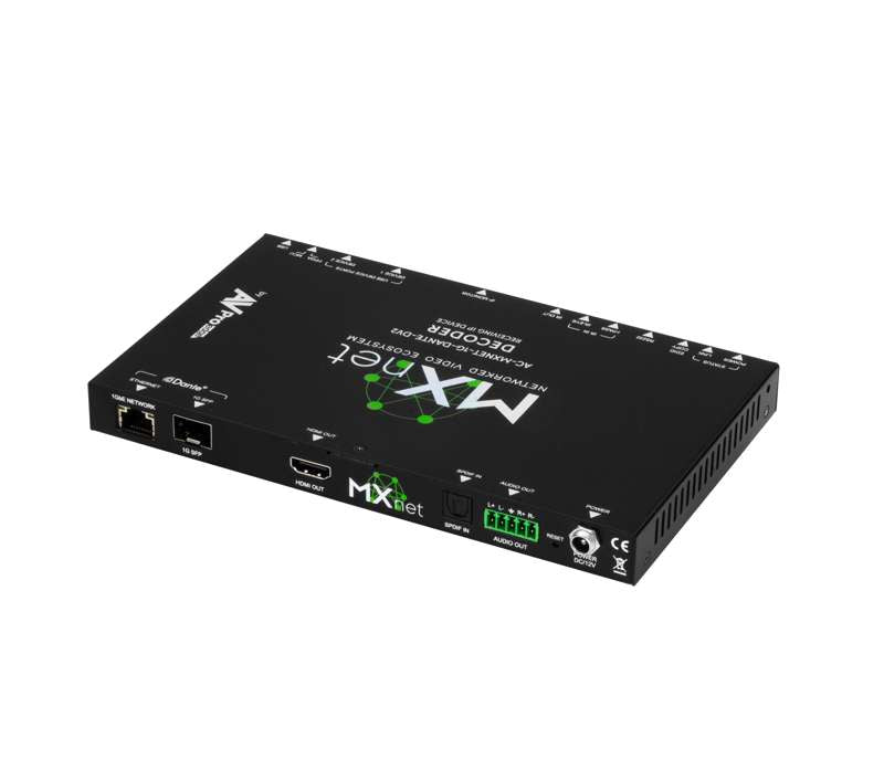 AVPro MXnet 1G Evolution II Decoder with Dante