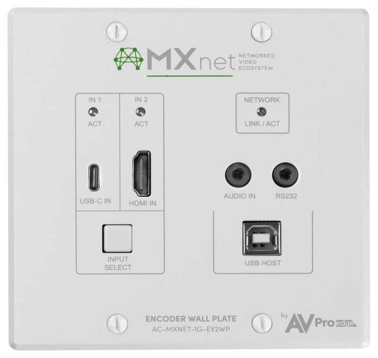 AVPro MXnet Evolution II Wall Plate Encoder