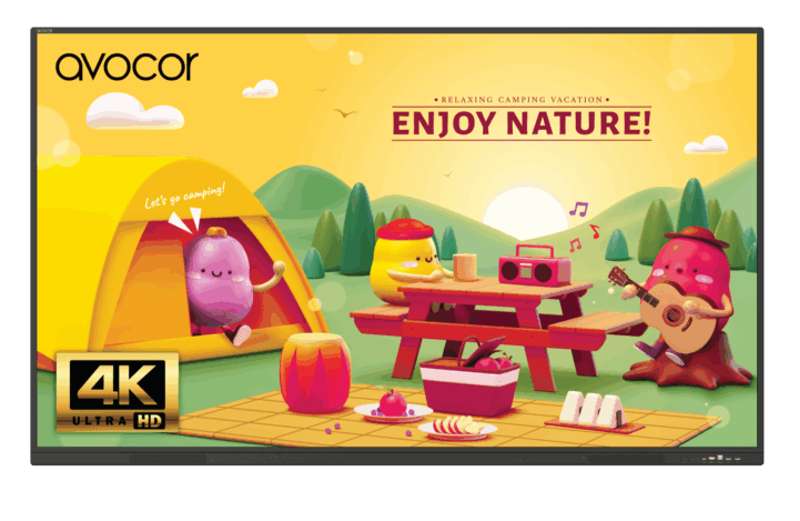 Avocor S-Series 65" 4K IR LED Interactive Display, EDLA