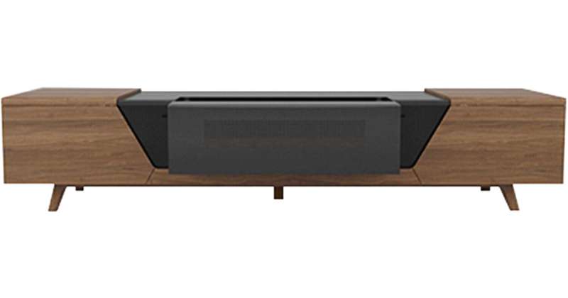 AWOL Vision Smart Cabinet for 100'' Projection, Walnut color