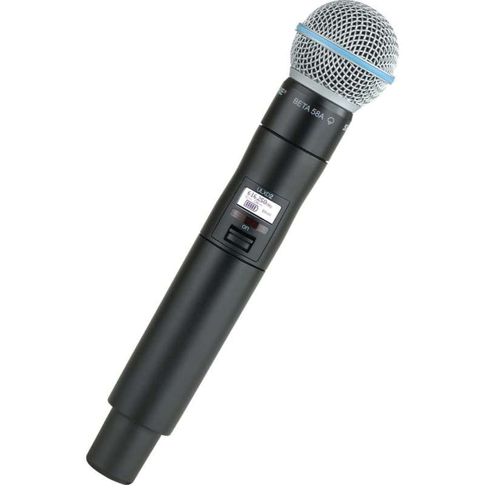 Shure ULXD2/B58 Digital Handheld Wireless Microphone Transmitter with Beta 58A Capsule (G50: 470 to 534 MHz)