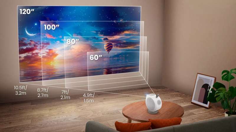BenQ GV32 1080p HDR LED DLP Portable Ceiling Projector