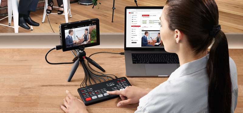 Blackmagic Design ATEM Mini Pro Input HDMI Live Production Switcher with Streaming and Recording