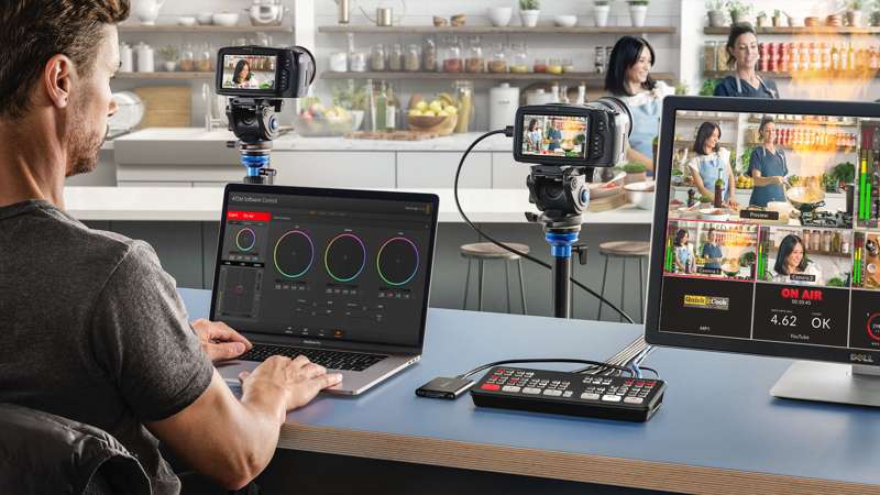Blackmagic Design ATEM Mini Pro Input HDMI Live Production Switcher with Streaming and Recording