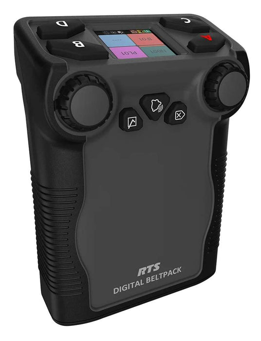Bosch DBP 4-Channel Digital Partyline IP Beltpack with 5-Pin Female XLR