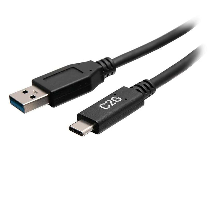 Cables To Go 1ft (0.3m) USB-C Male to USB-A Male Cable