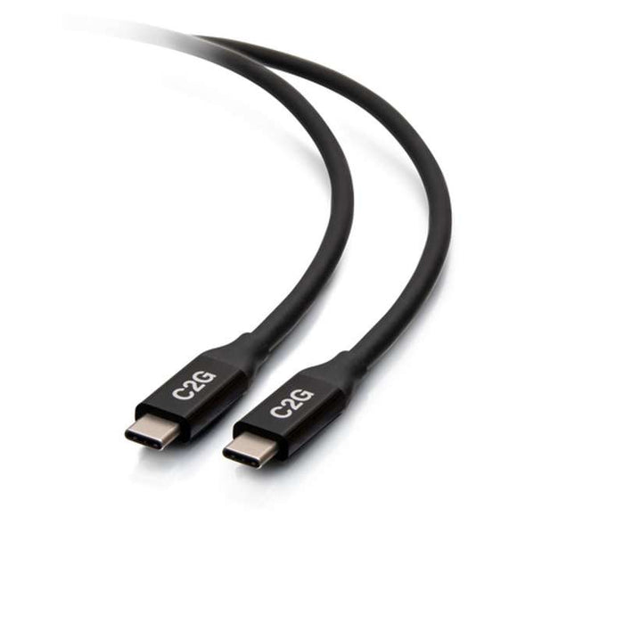 Cables To Go 2.5ft (0.8m) USB-C Male to USB-C Male Cable (20V 5A) - USB4 (40Gbps)