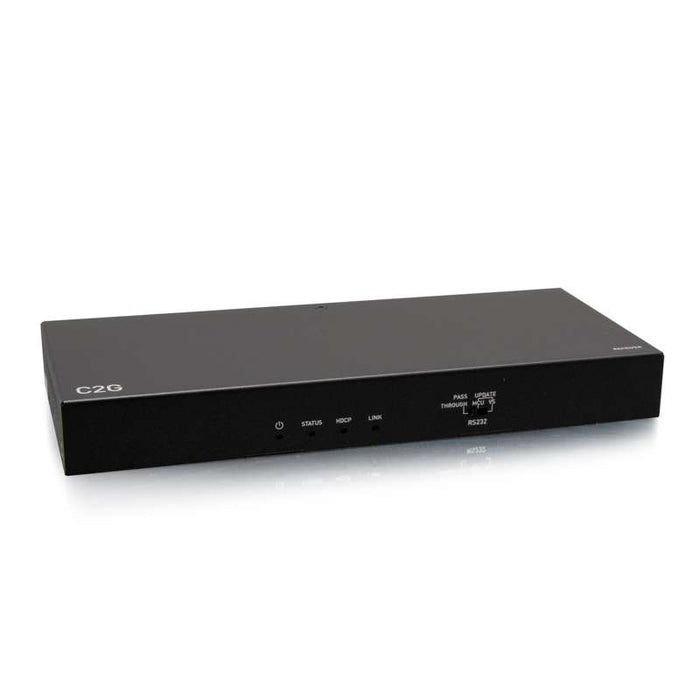 Cables To Go Dual 4K HDMI HDBaseT + USB-C, 3.5mm, and USB-B to A over Cat Extender Wall Plate Transmitter to Audio De-Embedding Box Receiver - 4K 60Hz