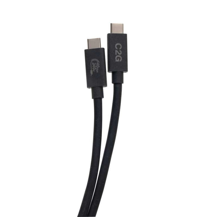 Cables To Go 3.3ft (1m) USB 4.0 USB-C to C (48V 5A) 240W Charging Cable-Black