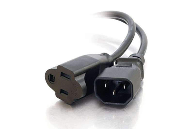 Cables To Go 6ft 18 AWG Universal Right Angle Power Cord