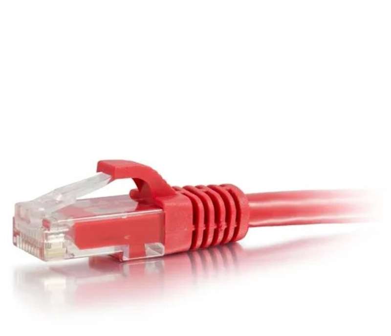 Cables To Go 2ft (0.6m) Cat6 Snagless Unshielded UTP Ethernet Network Patch Cable - Red