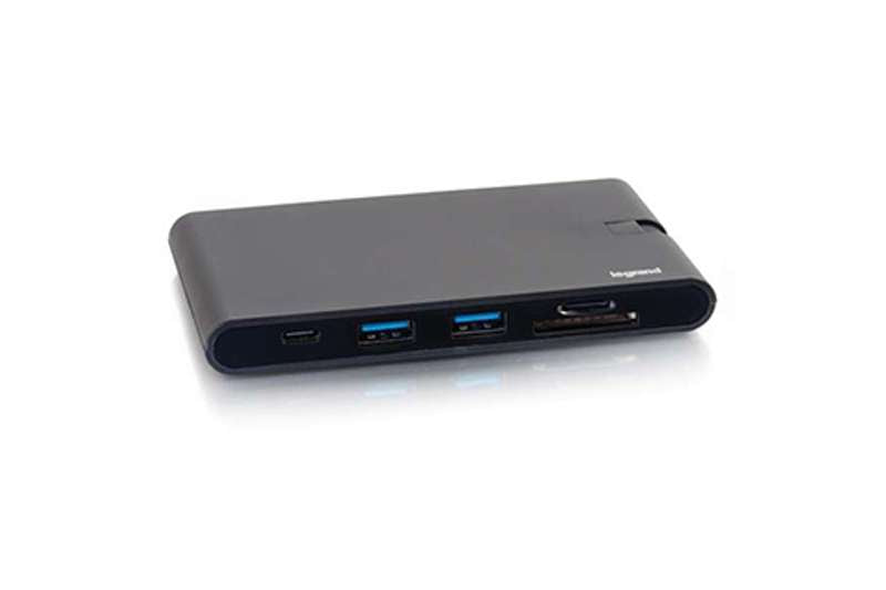 Cables To Go USB-C  9-in-1 Compact Dock with 4K HDMI , VGA, Ethernet, USB, SD Card Reader, Power up to 100W