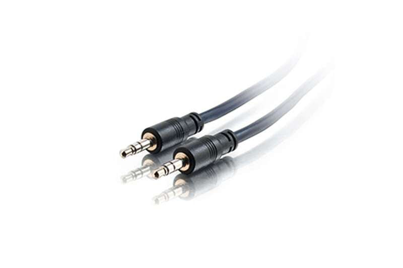 Cables To Go 35ft (10.7m) 3.5mm Stereo Audio Cable with Low Profile Connectors M/M