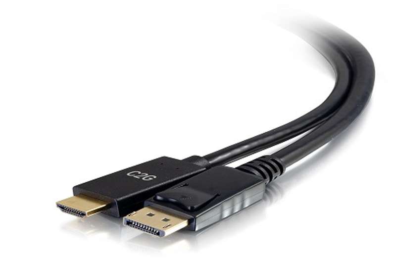 Cables To Go 6ft DisplayPort Male to HDMI Male Passive Adapter Cable - 4K 30Hz