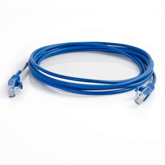 Cables To Go 12ft (3.66m) Cat6 Snagless Unshielded (UTP) Slim Ethernet Network Patch Cable - Blue