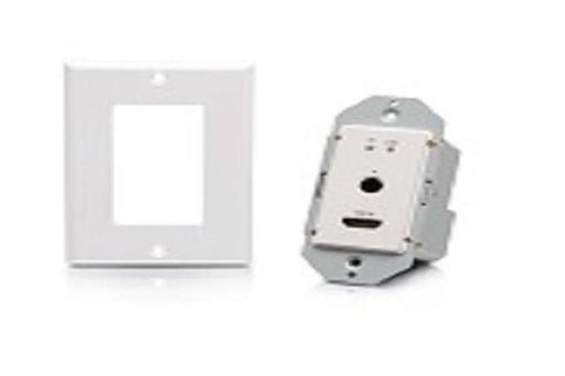 Cables To Go HDMI HDBaseT + RS232 & IR over Cat Extender Single Gang Wall Plate Transmitter
