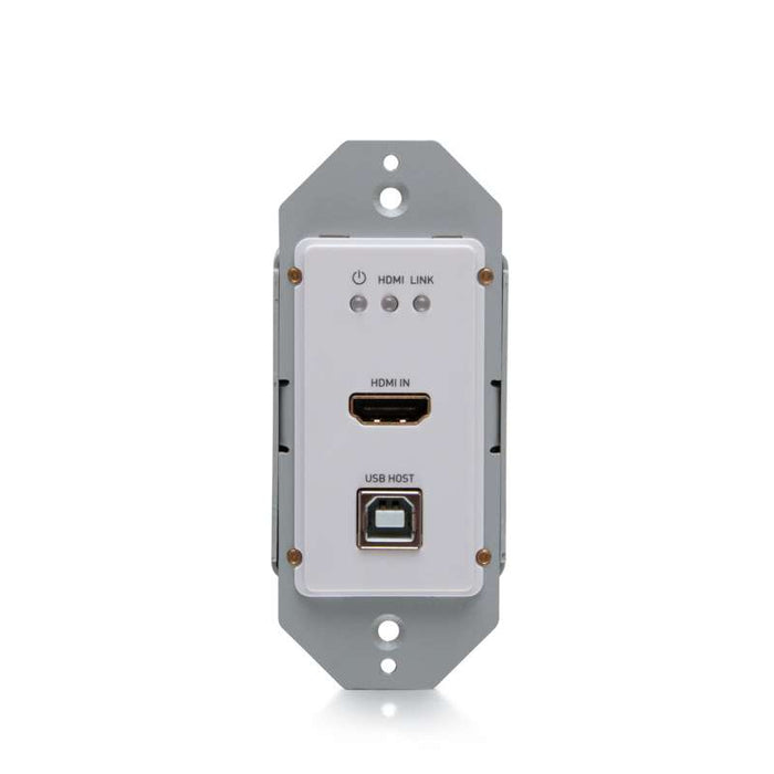 Cables To Go HDMI HDBaseT + USB-B to A and RS232 Over Cat Extender Single Gang Wall Plate Transmitter to Box Receiver - 4K 60Hz (TAA Compliant)
