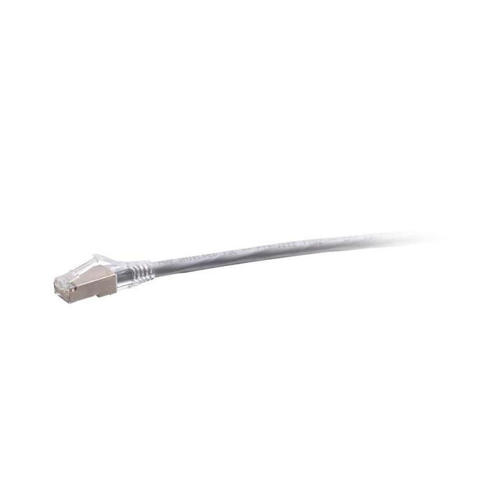 Cables To Go 5ft (1.5m) F-Series Cat6a Snagless Shielded (STP) Network Cable - Gray, TAA Complaint